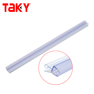 무테 PVC 샤워 도어 하단 씰 스트립 10mm 투명