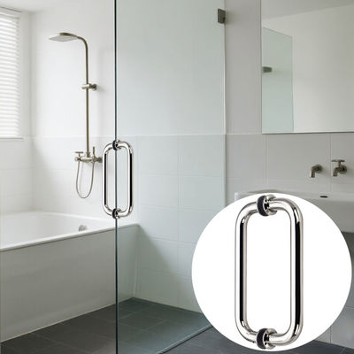 좋은 가격 스테인레스 스틸 304 전자기 은 둥근 튜브 슬라이딩 유리 문 손잡이 온라인으로