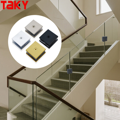 광장 0도 유리 문 힌지 유리 문 클램프