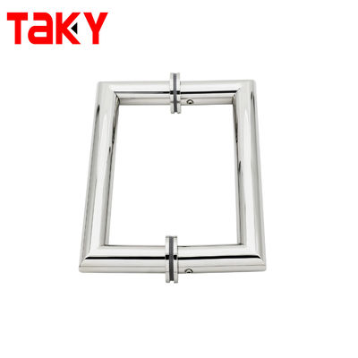 좋은 가격 SS304 스테인레스 스틸 유리 문 당기 손잡이 203*203*19*1.0mm 크기와 샤워실 및 욕실용 현대적인 디자인 온라인으로