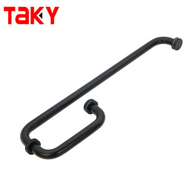 쉬운 임명 G 유형 스테인리스 호텔 샤워 손잡이 수건 막대기 유리제 문 잡아당기기 손잡이