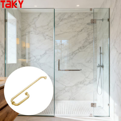 좋은 가격 G 유형 현대 럭셔리 스테인레스 스틸 호텔 타월 바 유리 도어 풀 핸들 온라인으로