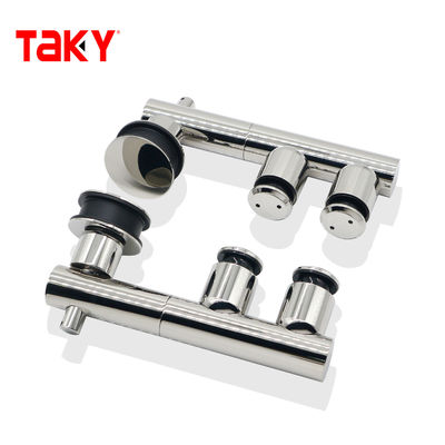 좋은 가격 프레임리스 유리 모바일 행잉 슬라이딩 롤러 휠 유리 슬라이딩 하드웨어 피팅 온라인으로