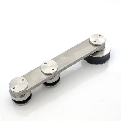 스테인레스 스틸 프레임리스 샤워 슬라이딩 도어 시스템 호텔 유리 헛간 도어 하드웨어 피팅 슬라이딩 도어 키트