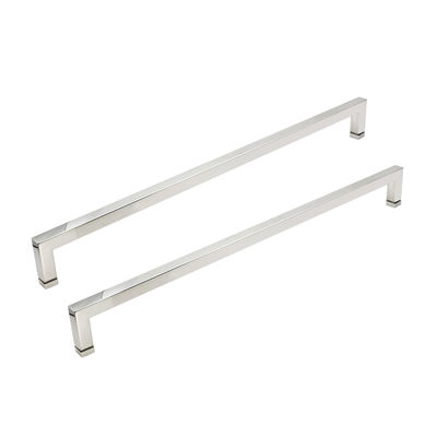 좋은 가격 스테인레스 스틸 실버 스퀘어 샤워 도어 풀 핸들 수건 바 미닫이 유리 도어 핸들 온라인으로