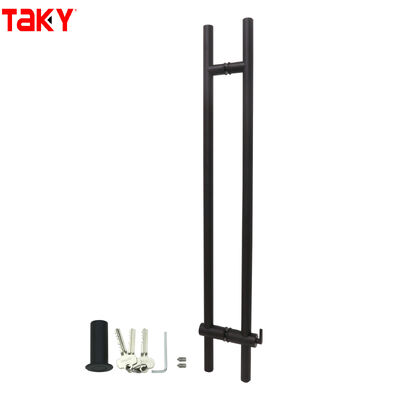 좋은 가격 샤워 및 가정용 현대식 스테인리스 스틸 H형 잠금 유리 도어 핸들 온라인으로