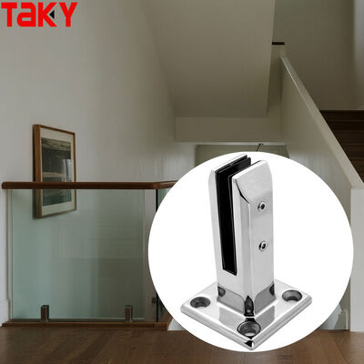 좋은 가격 스테인레스 스틸 316 프레임 없는 유리 레일링 클램프 8-12mm 유리 두께 온라인으로