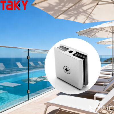 좋은 가격 8-12mm 유리 두께용 180도 스테인리스 스틸 316 유리문 클립 브래킷 코너 클램프 온라인으로