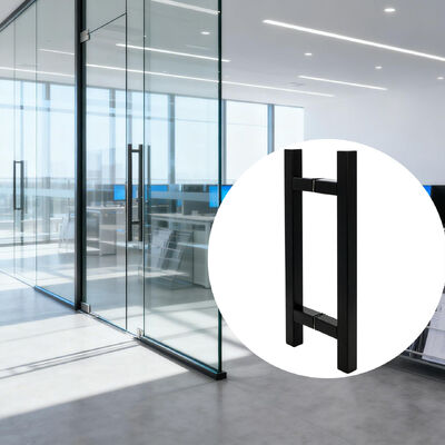 좋은 가격 호텔을 위해 형성되는 스테인리스 푸시-풀 문 손잡이 상업 급료 현대 디자인 H 온라인으로