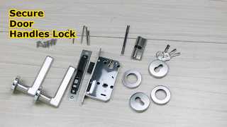 잠금 기능이 있는 도어 핸들